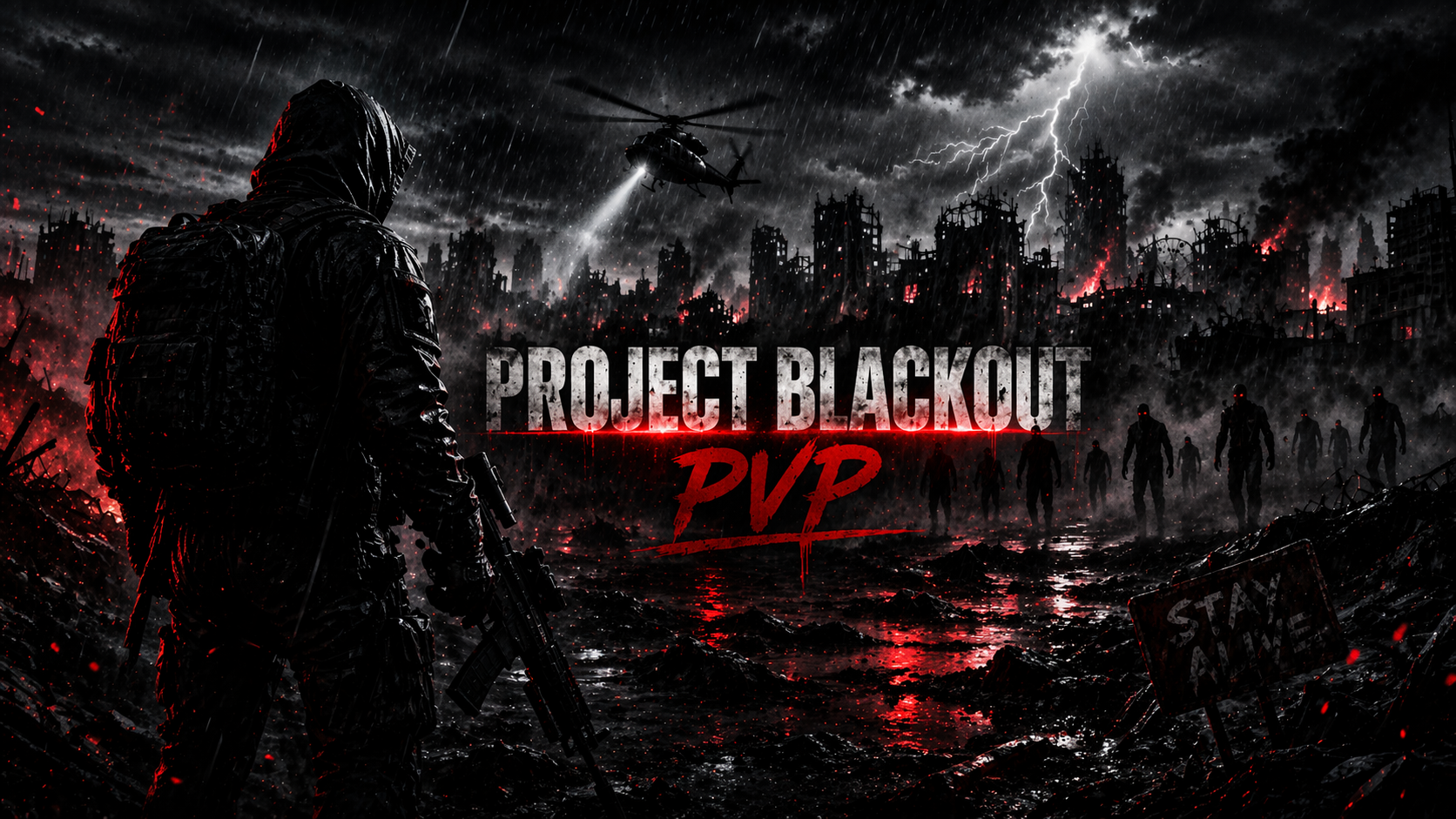 Project Blackout PvP post-apocalyptic server artwork